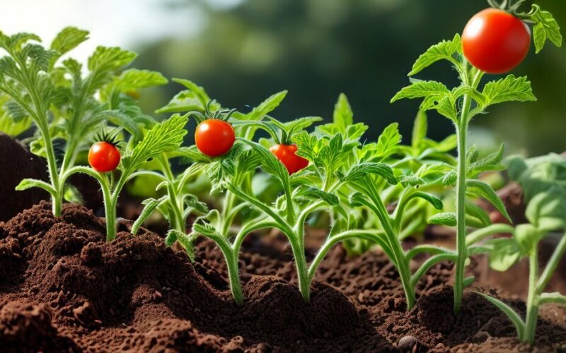 Companion planting tomatoes and carrots