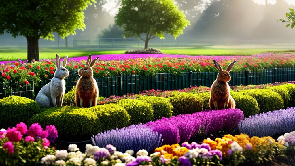 Rabbit control in garden