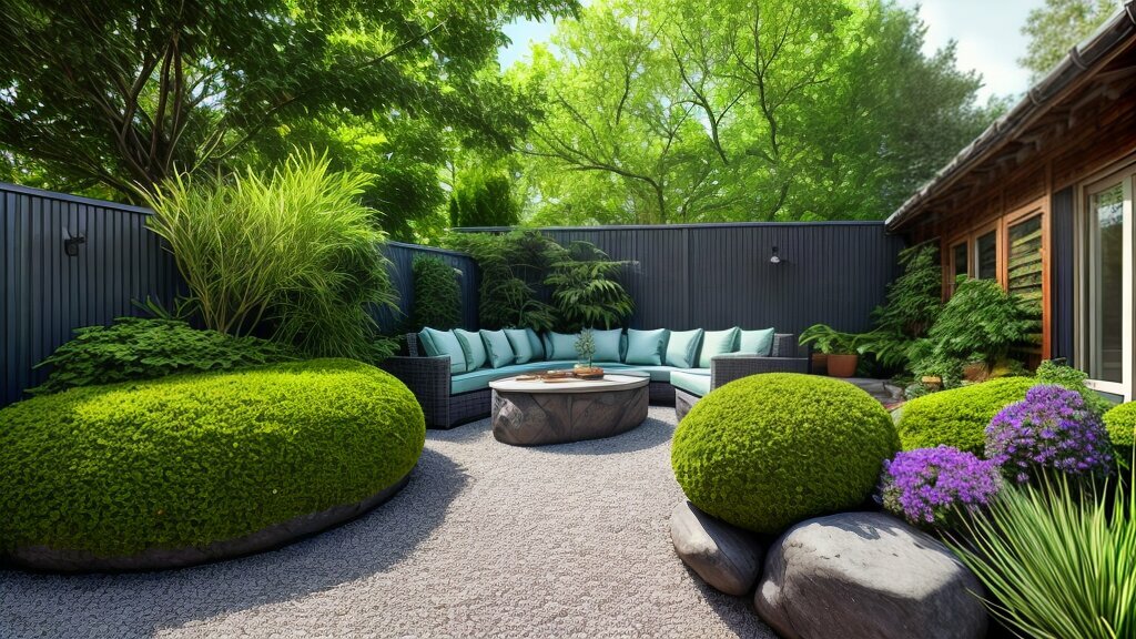 design and function in a yard