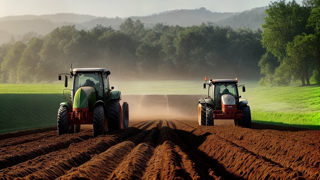 difference between plowing and tilling