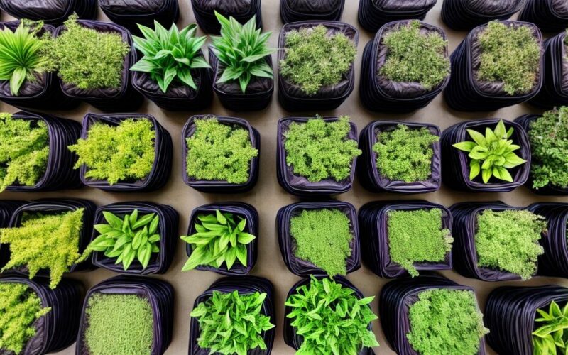 grow bags with drainage holes