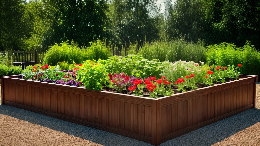 raised garden beds size