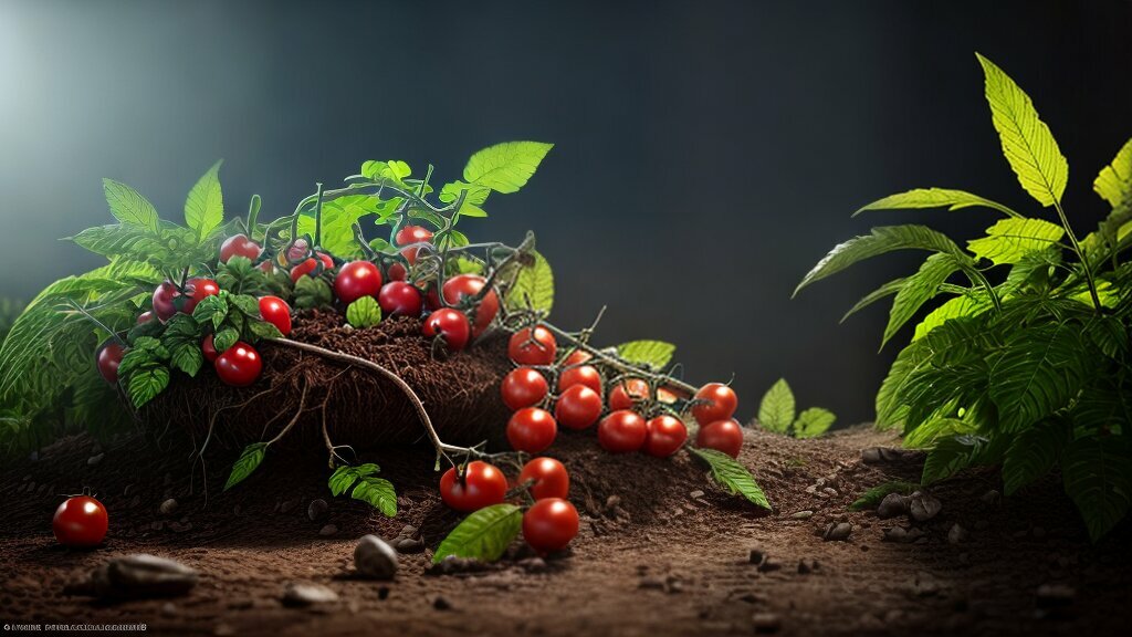 skunk damage to tomatoes
