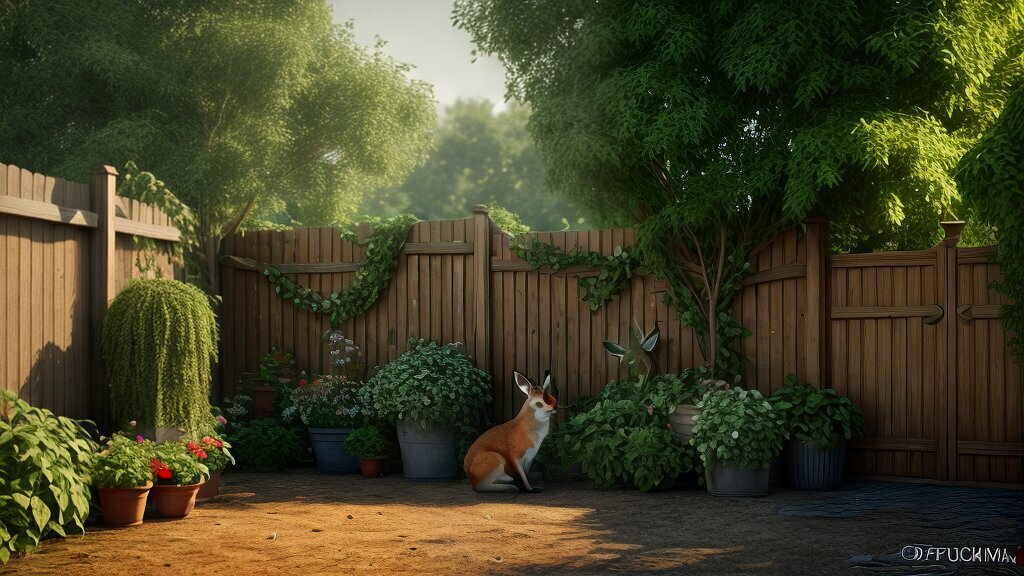 tomato plants protected from animals