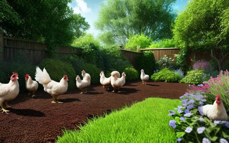 will coffee grounds keep chickens away