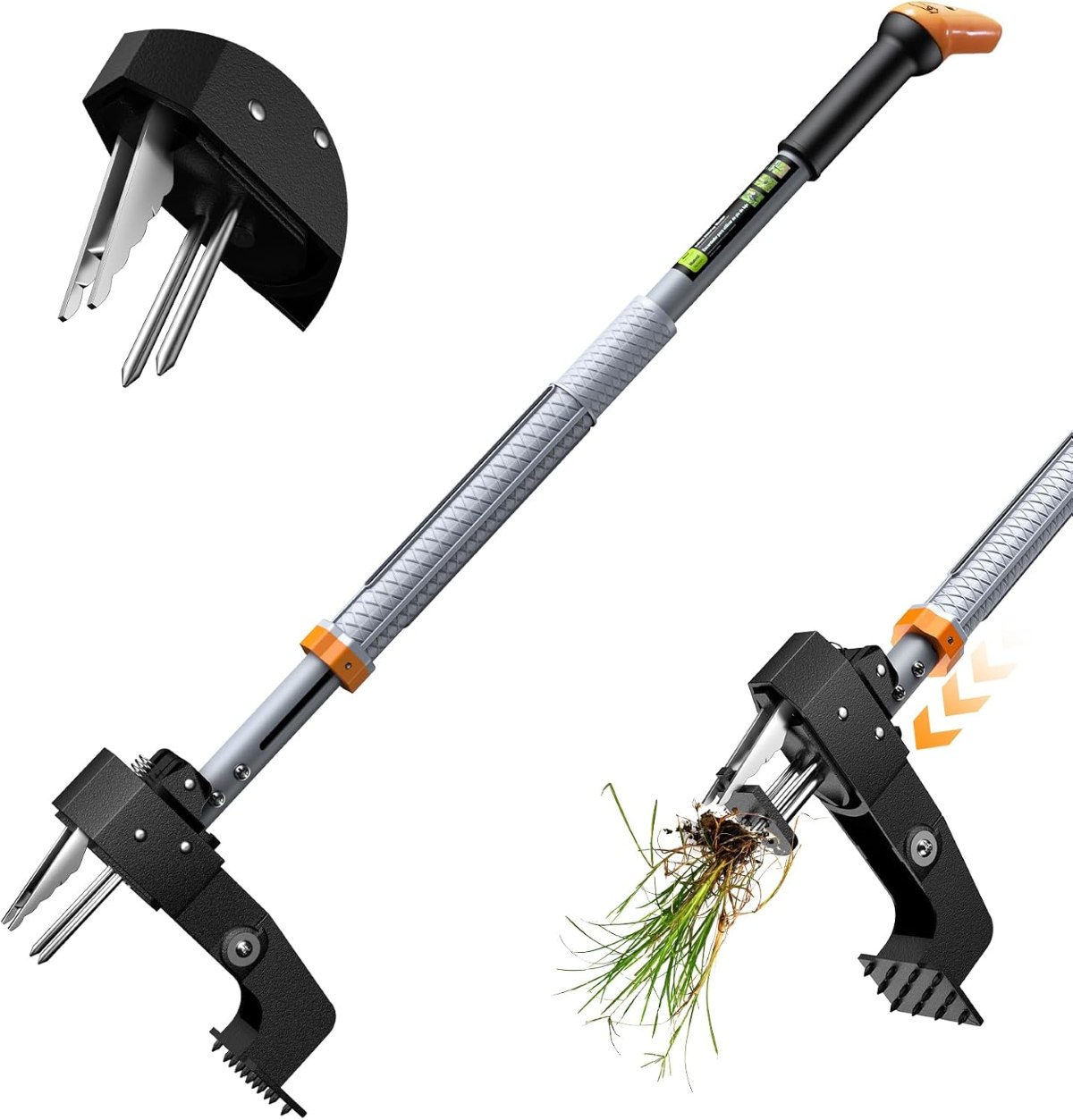 A stand-up weed puller. it is one of the best 5 weeding tools that makes garden maintenance a breeze