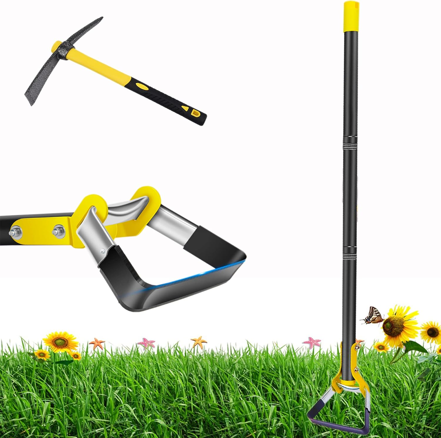 A loop hoe is also one of the weeding tools that makes gardening a breeze